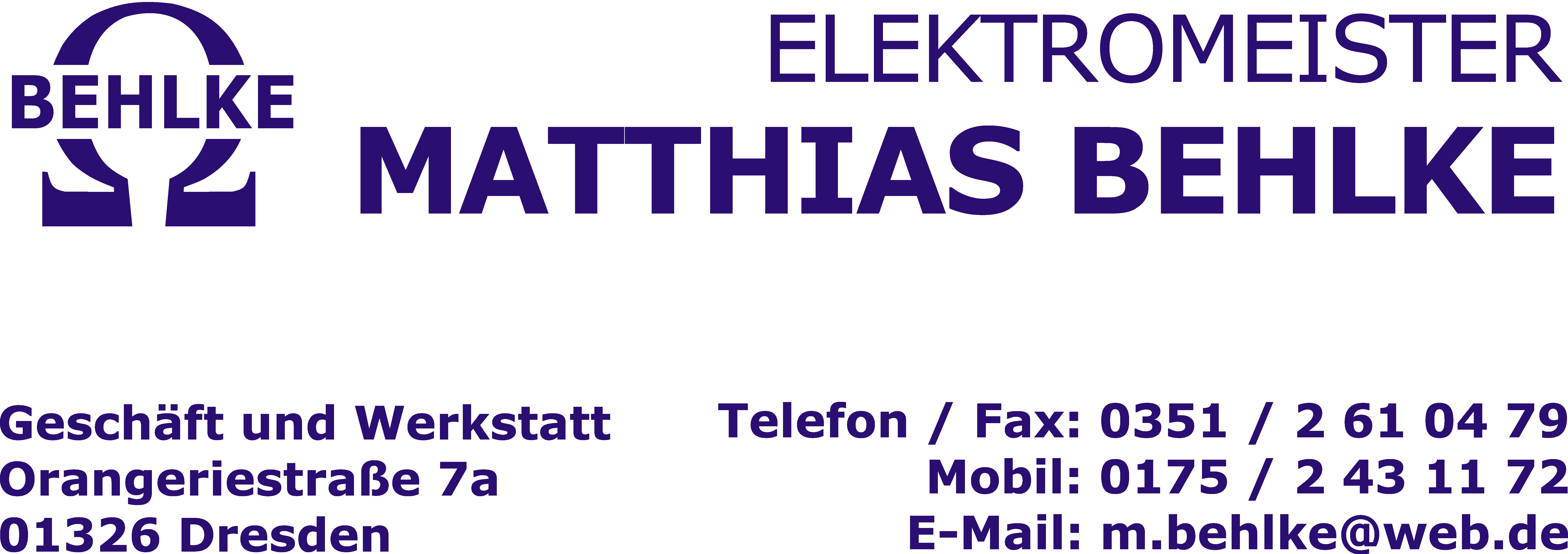 Elektromeister Matthias Behlke